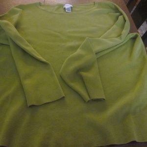 CHICO Size 3 (14-16) LIME GREEN TOP